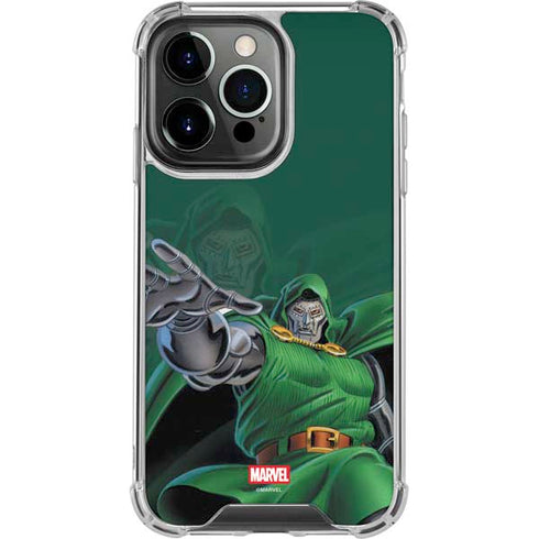 Marvel Dr. Doom Lord Doom iPhone 15 Pro Max Clear Case